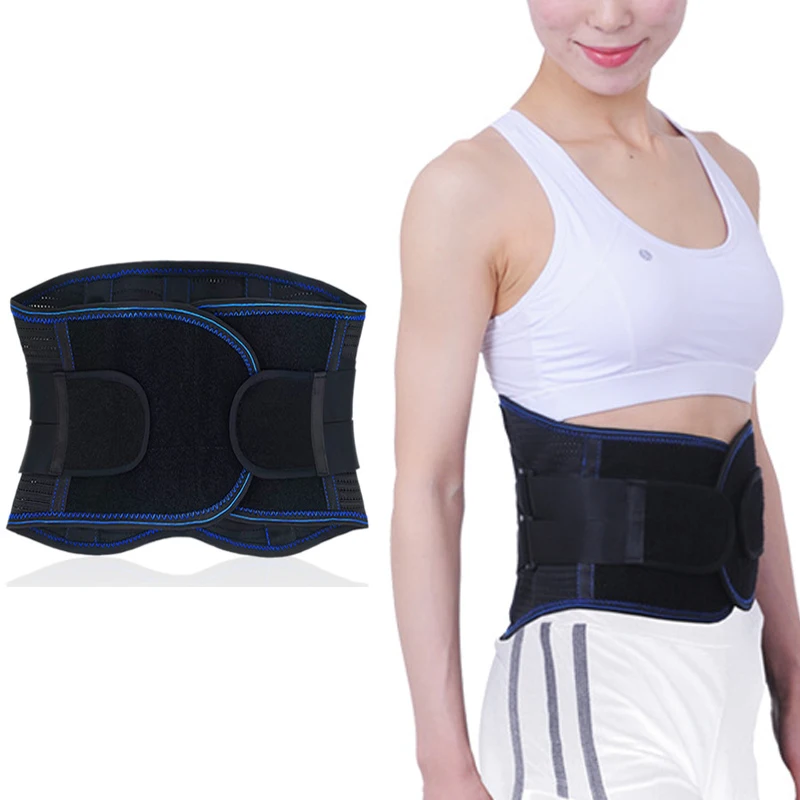 Orthopedic Lumbar Waist Back Support Back Brace Support Belt Posture Corrector Body Health Neoprene Waist Belt for Back Pain