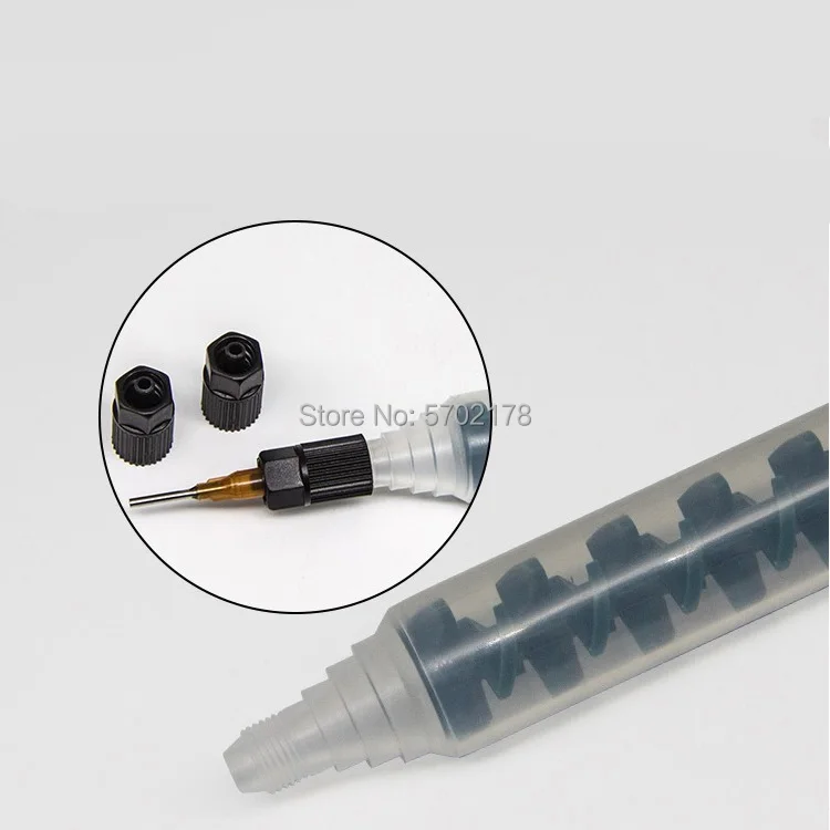 Adaptador de tubo de mistura dinâmica, para bico de mistura dinâmica adesivo, cola ab, cabeamento rápido, 26 cilindros, tubo misto