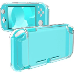 Juste de protection pour console Nintendo Switch Lite, étui en TPU souple et transparent, anti-chute, antichoc, anti-empreintes digitales