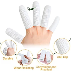 10pcs=5 Pairs Silicone Finger Protector Sleeve Gel Toe Tube Separator For Care Relief Protect Cracked Skin Corn Blisters Callus