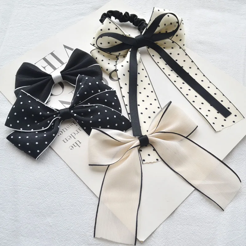 4 Meters Black And White Fabric Cotton Ribbons For Crafts DIY 38MM Handmade Bow Hair Accessories lace Accessories Craft Supplies