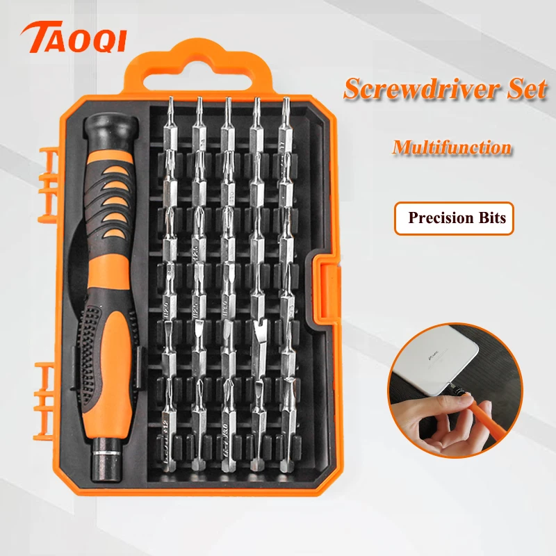 21/31 in 1 Screwdriver Set of Screw Driver Bit Set Multi-function Precision Mobile Phone Repair Device Hand Tools Torx Hex