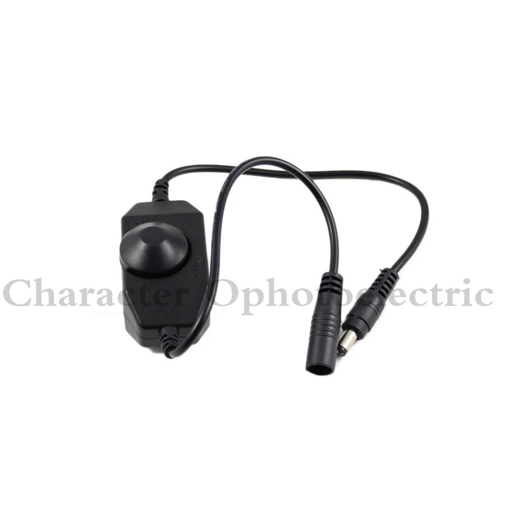 5PCS Mini LED Brightness Adjust Switch Dimmer Controller   for 3528 5050 5630 Single Color LED Strip Light LED Dimmer 12V,24V