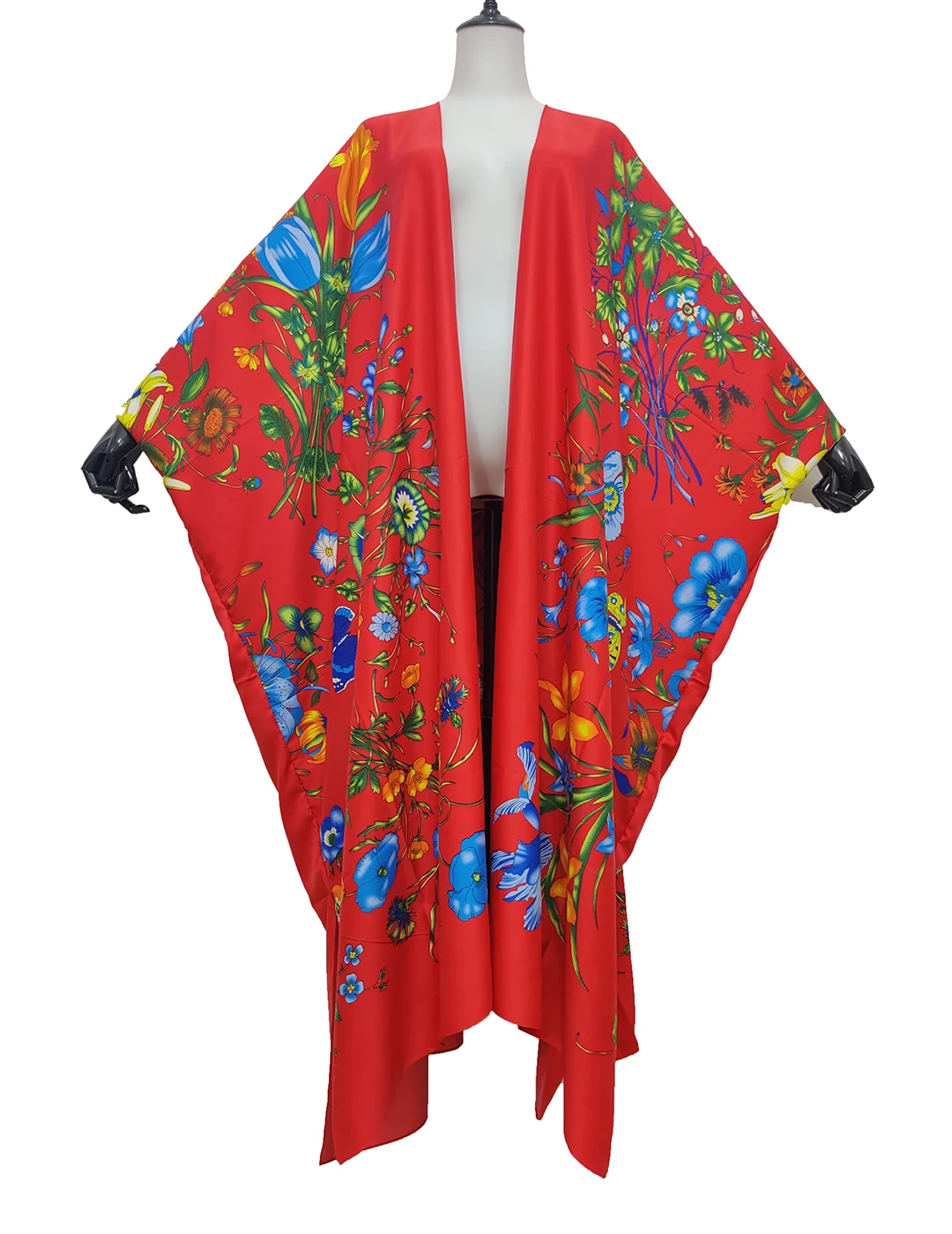 New Floral Bohemian Abaya Kimono Muslim Cardigan Kimono For Women  2021 Turkish Islamic Clothing Abayas Caftan Dubai Kaftan