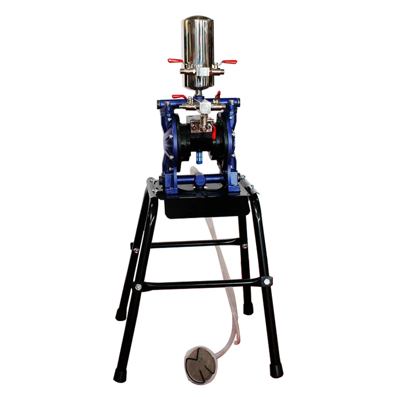 DP-0A Pneumatic Diaphragm Pump Tool Furniture Paint Diaphragm Pump Stainless Steel Single Suction Diaphragm Pump Machine