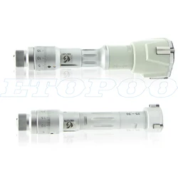 3 개의 턱 내부 직경 마이크로미터, 3 점 내부 마이크로미터 조리개, 내부 구멍, 50-60mm, 60-70mm, 80-90mm, 90-100mm