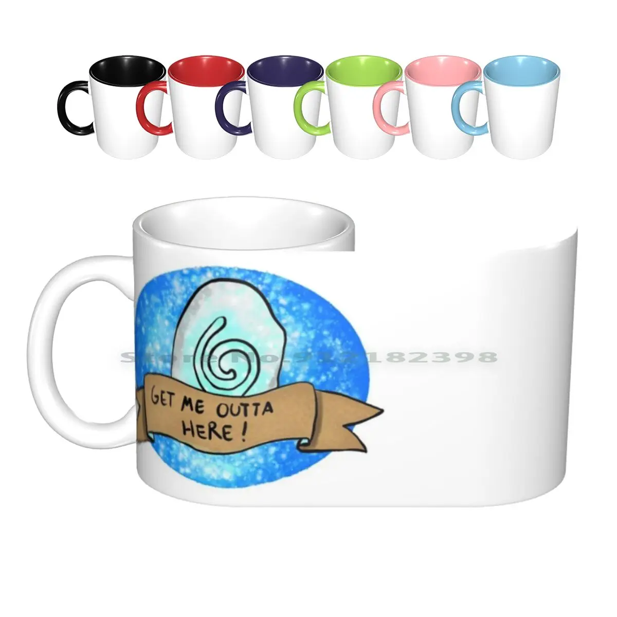 Get Me Outta Here! Ceramic Mugs Coffee Cups Milk Tea Mug Hearthstone World Of Inn Videogames Fanart Creative Trending Vintage