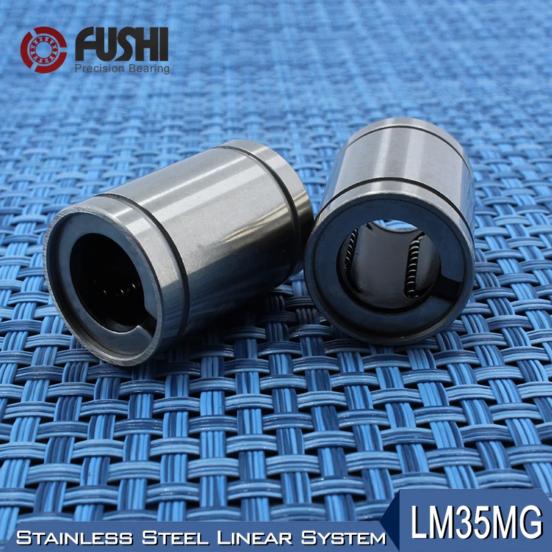 LM35MG Linear Ball Bearings 35x52x70mm (1 PC) Stainless Steel Resin Retainer Linear Bushing LMS35UU Shaft 35MM LMS35 MG Bearing