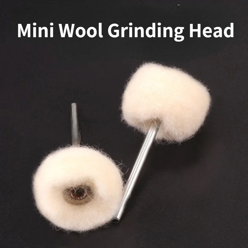 Mini Wool Brush Polishing Wheel Grinding Head Jade Jade Carved Wooden Olive Nuclear Carving Polishing Cleaning Brush