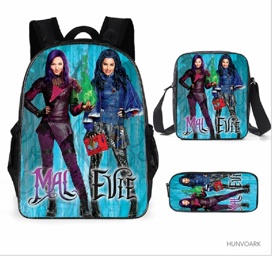 Disney Descendants 3 Kids Backpack for Boys Girls Student School Bag Custom Schoolbags for Children Students Bookbag