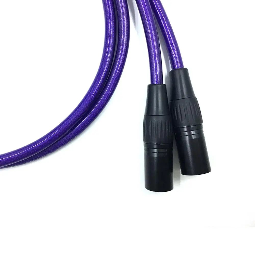 1 Pair HIFI VDH  RCA to XLR Audio Cable 3 Pin 2 XLR  to 2RCA Audio Cable 0.75m 1m 1.5m 2m 3m