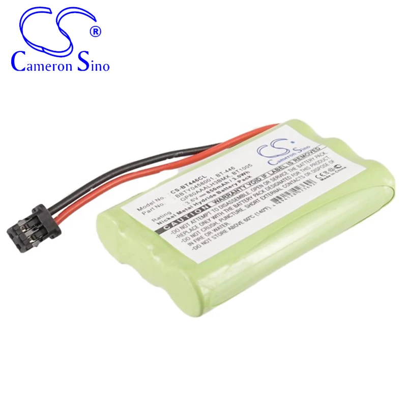 CameronSino Battery for Radio Shack 43-3529 43-3538 ET-3529 ET-3538 TAD-3704 TAD-3815 fits Uniden BT-446 Cordless phone Battery