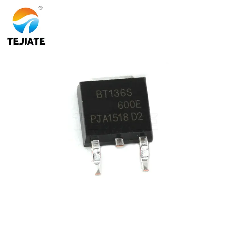 10PCS BT136S-600E SOT-252 bidirectional silicon controlled BT136S