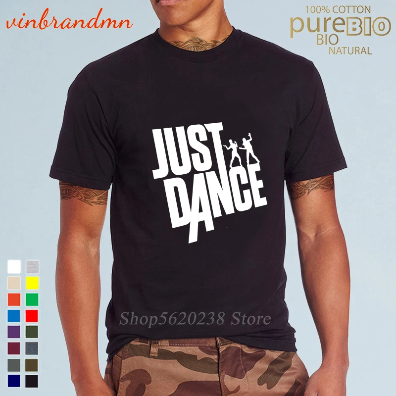 Summer Trendy Just Dance Cotton T-shirts For Men Casual Short Sleeve Tops Tee XS-3XL Funny DJ Video Game Dancer Graphic T Shirts