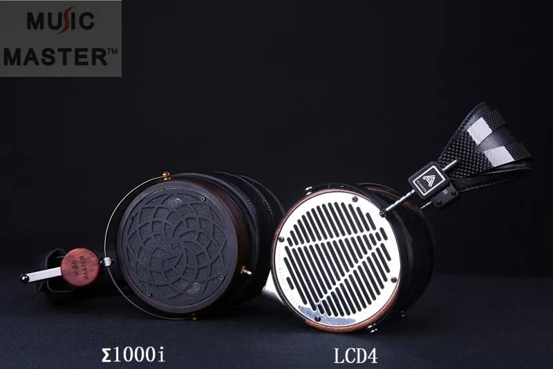 MusicMaster 평면 맞춤형 목재 하이파이 모니터, 스튜디오 오디오 애호가 헤드폰 헤드셋, PK Audeze LCD4 Susvara, 108mm E1000I, 60Ohms