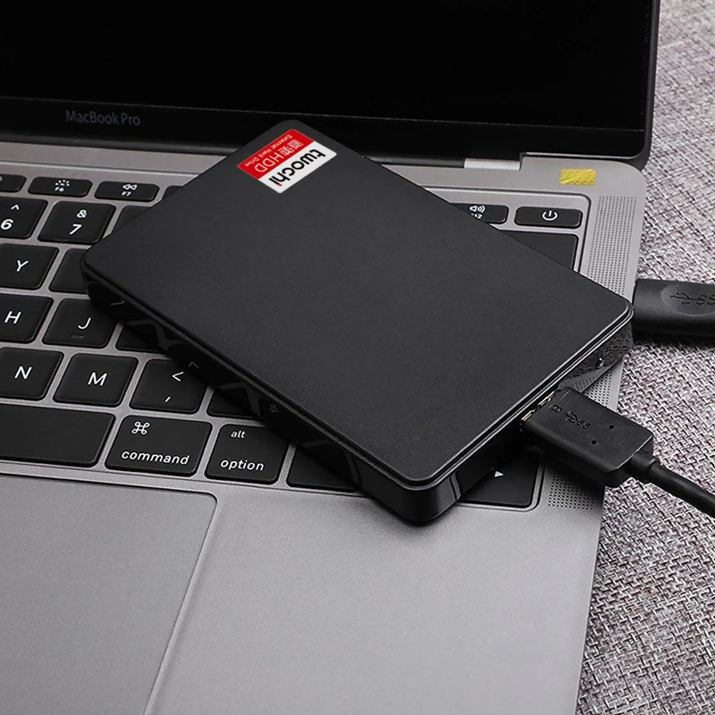 Imagem -03 - Super Armazenamento de Disco Rígido Externo para pc Mac Tablet Xbox Ps4 Ps5 Caixa de tv Cores hd 2tb 1tb Twochiusbusb3.