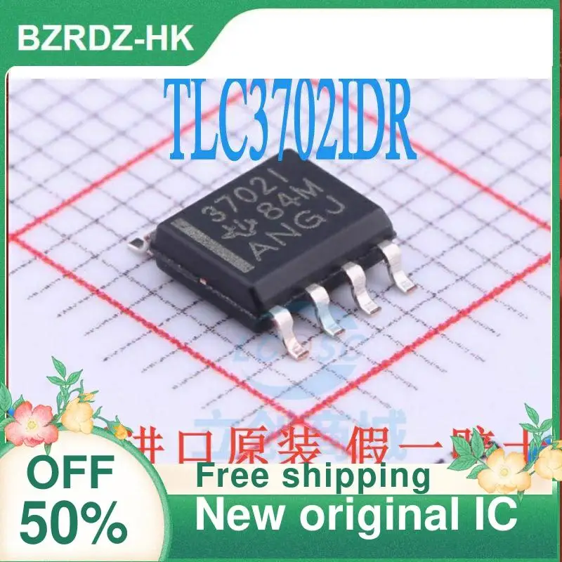 10PCS TLC3702IDR 3702I/37021 SOP-8   New original IC