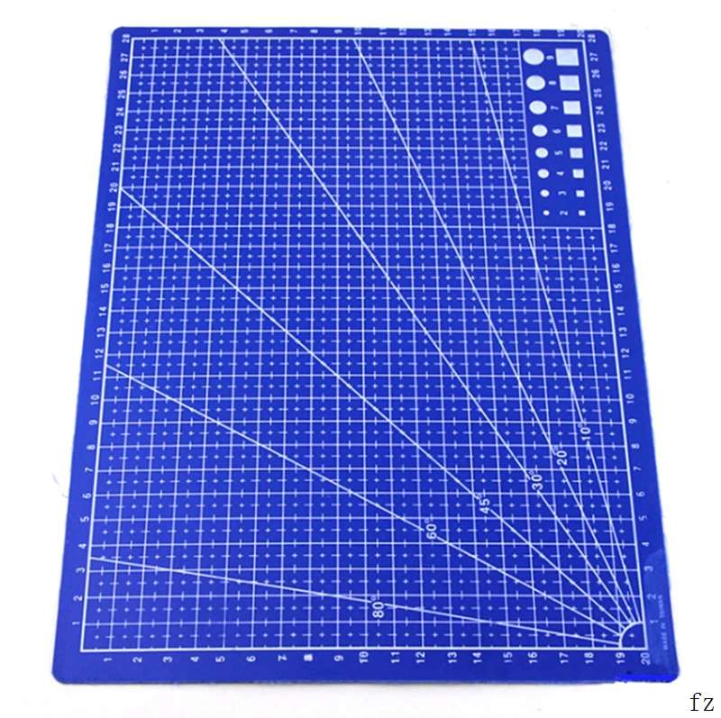 

100 Pcs A4 Plastic Cutting Board Mat PVC Rectangle Grid Lines Cutting Mat Tool Cutting Pad Craft DIY Cut Tools