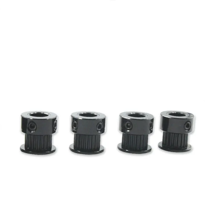 10pcs 블랙 GT2 풀리 Creality Ender-3/3s CR-10 3D 프린터 부품 20 Teeth 2GT 타이밍 풀리 보어 5mm