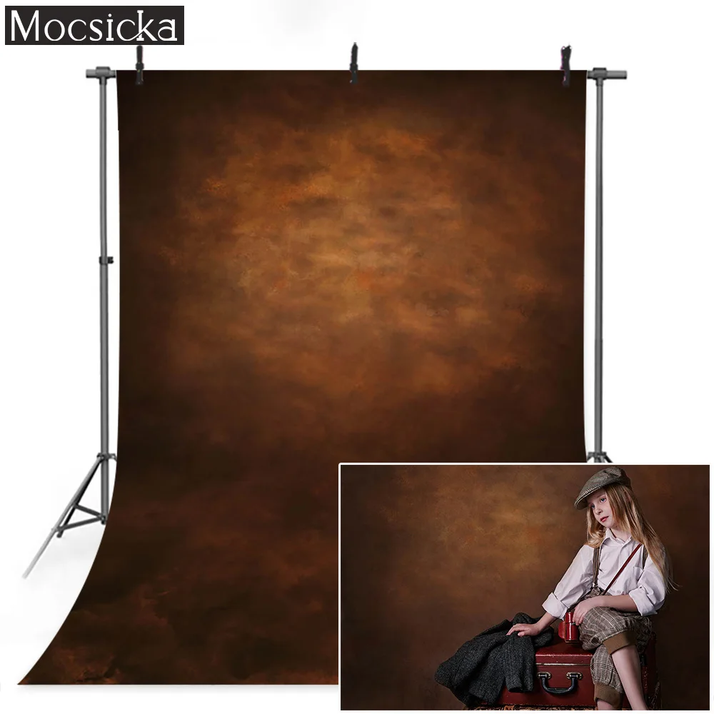 

Dark Brown Texture Backdrop Photocall Abstract Birthday Portrait Background Retro Wedding Bridal Shower Photography Studio Props