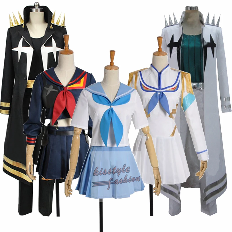 

Kill la Kill Ryuko Matoi Satsuki Kiryuin Uzu Sanageyama Female and Male Group of Characters Cosplay Costume,Customized Accepted