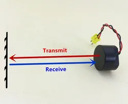 5pcs Ultrasonic Sensor 40KHZ 14mm Closed Waterproof Location Receive Transmit Integrated Ultrasonic Probe Reverse Radar Sensor