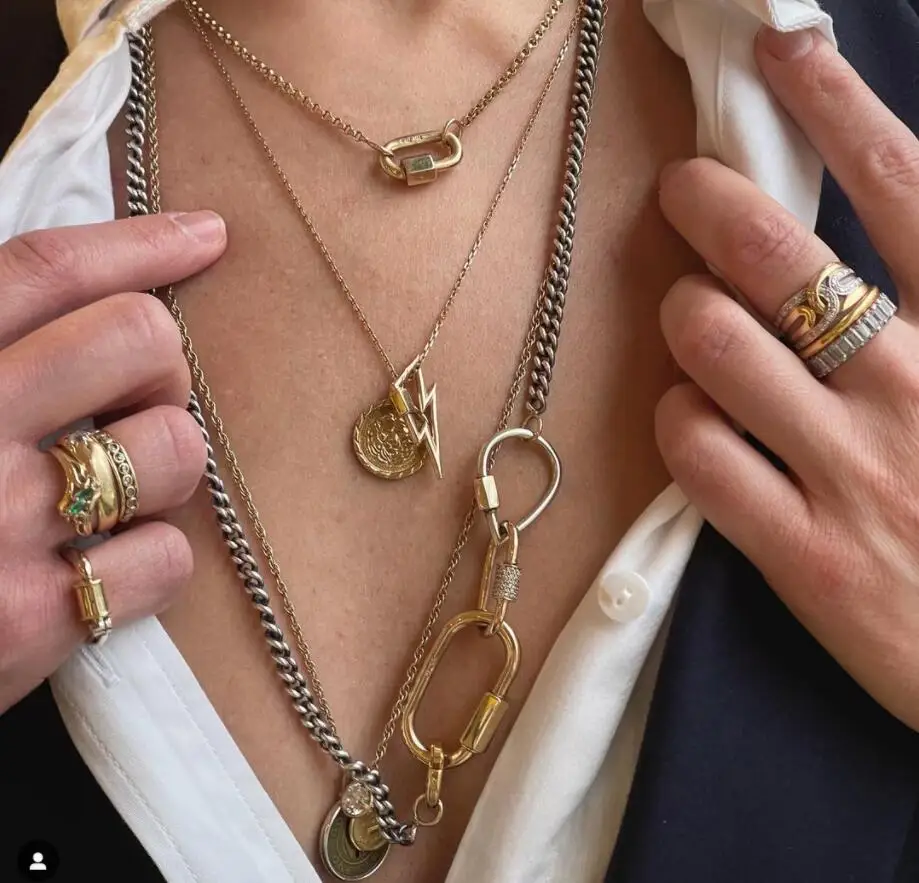 JUYA 5 Pcs New Spiral Screw Clasps For Jewelry Making Copper Charm Necklace Pendants Connectors DIY Handmade Jewelry Accessories