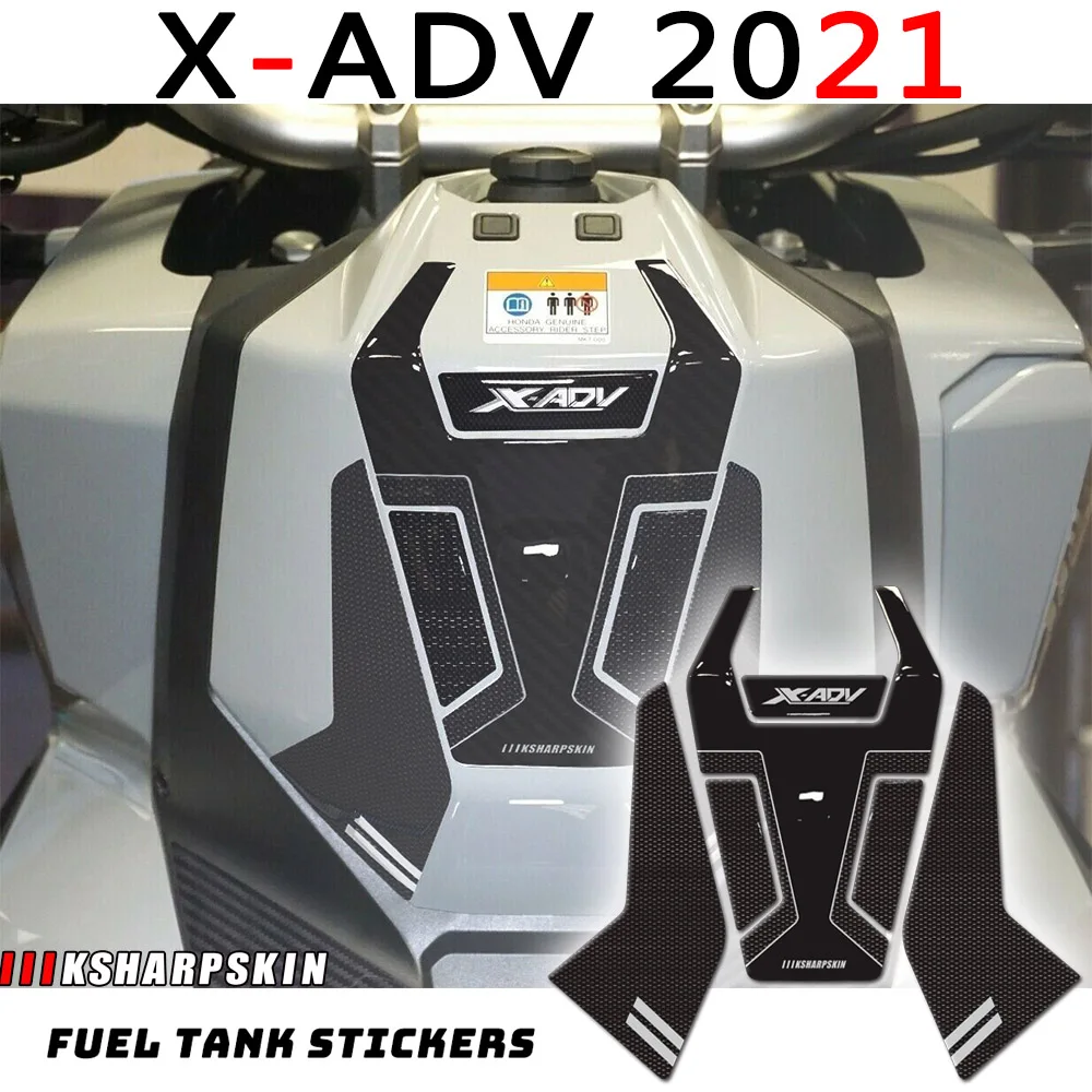 

NEW xadv750 3D Motorcycle Stickers fuel tank sticker gel protector motorbike side tank decals For HONDA X-ADV 2021 XADV 750