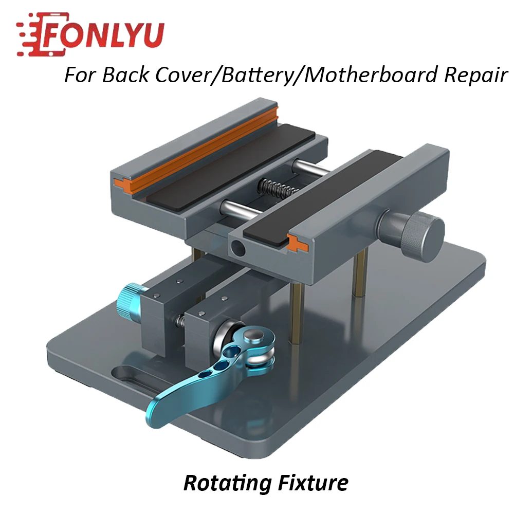 

Universal Rotatable Holder Fixture For iPhone X 11 12 Pro Max Broken Back Rear Glass Housing Motherboard Battery Repair Tool