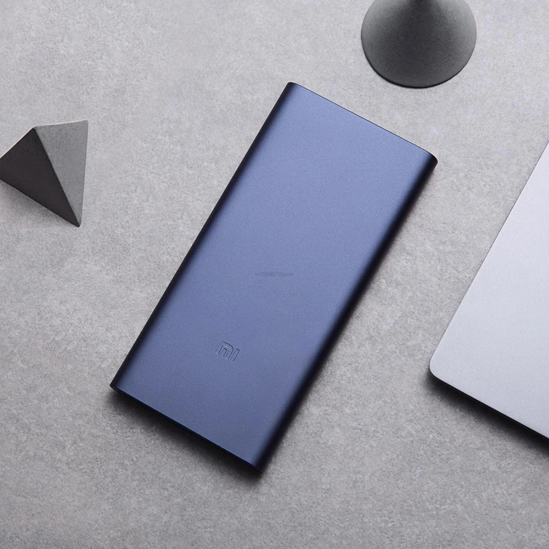 Xiaomi – Mi Power Bank 3 Original, 10000mAh, Charge rapide avec 3 sorties USB, Charge rapide bidirectionnelle, 18W Max, pour téléphones intelligents