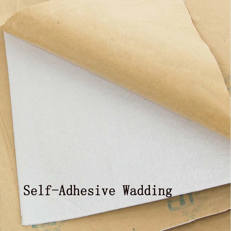 Self Adhesive Sticker Cotton Polyester Wadding Batting Interlining Filler Purse Patchwork Quilting Craft DIY Projects Lining