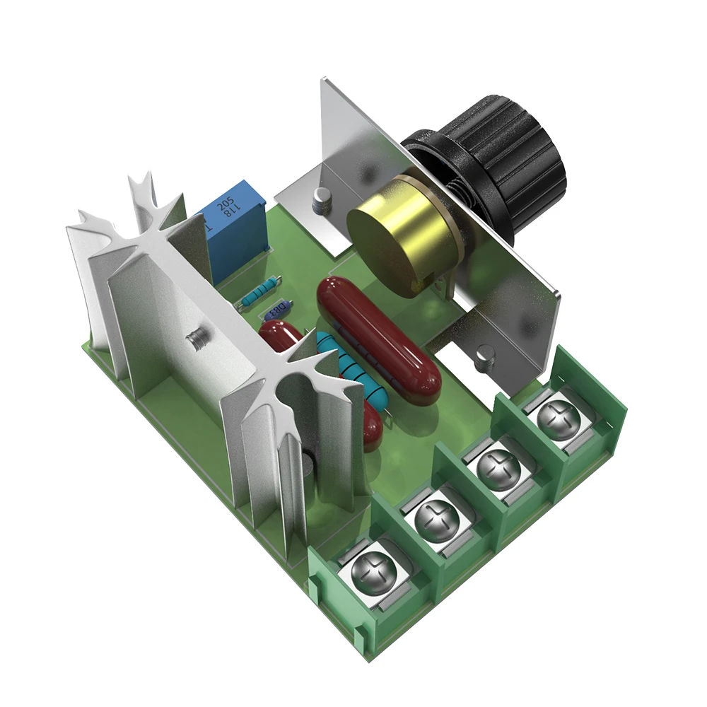 AC 220V 2000W Motor Speed Controller SCR Voltage Regulator Dimming Dimmers Thermostat Motor Controller