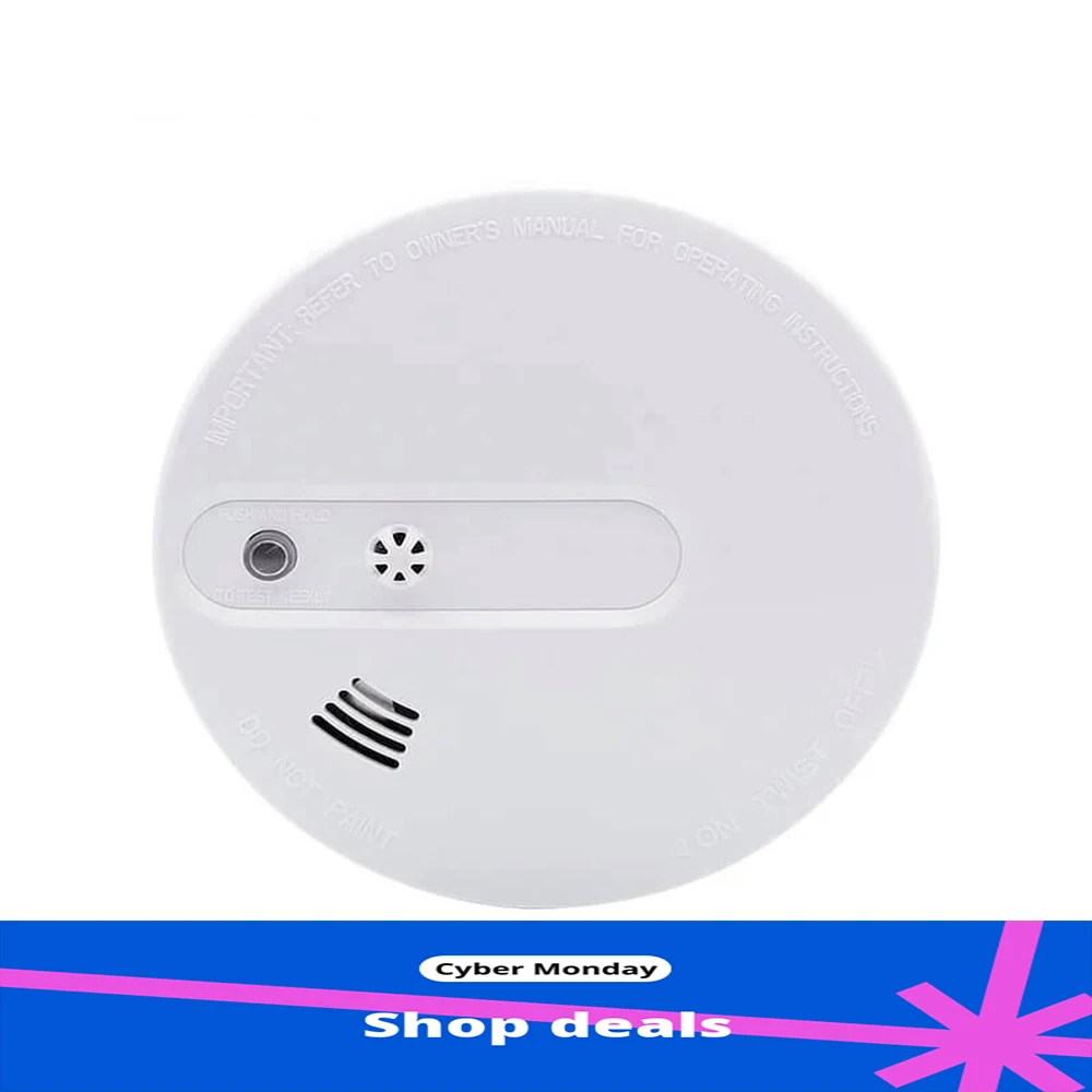 Wireless Smoke&Temperature Sensor 433mhz Home Smoke Heat Detector For Family Use or Hotel