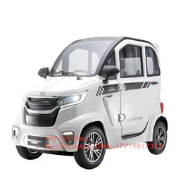 2000W Fully Enclosed Electric Vehicle High Quality Mini Car 4 Seats Family Mobility Scooter For Sale Free Shipping