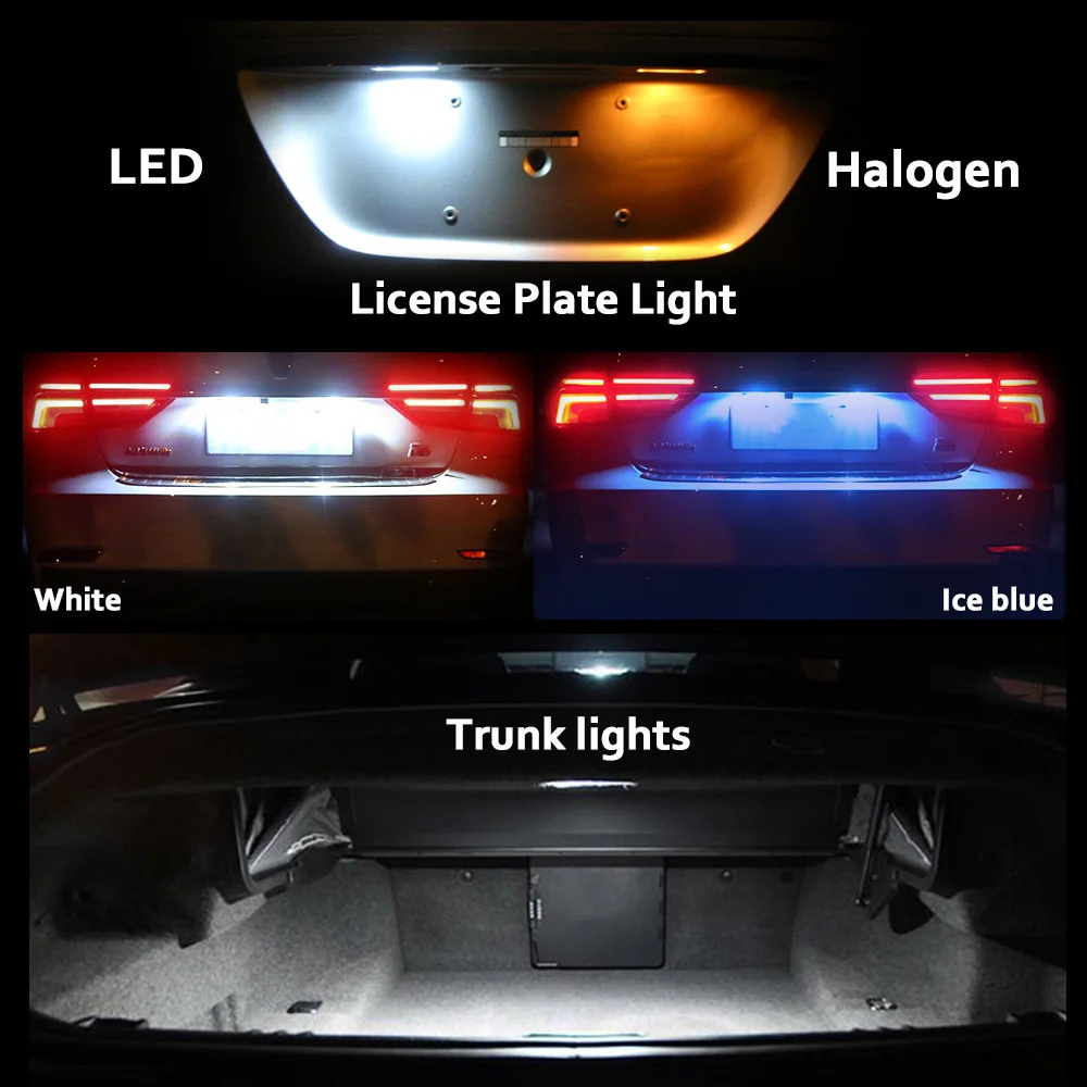 MDNG 14 Stuks Canbus Voor VW Volkswagen Jetta 4 MK4 1999 2000 2001 2002 2003 2004 2005 Led-lampen Interieur kaart Kofferbak Lichtkoepel Kit