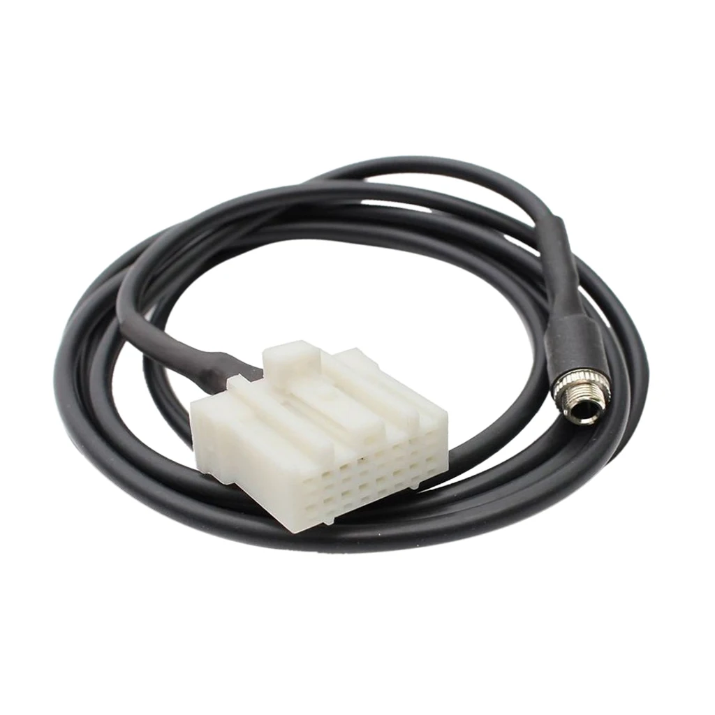 AUX Input Female Jack 3.5mm Audio Adapter Cable For IPod IPhone 4 4S 5 5S MP3 To Mazda 2 3 5 6 RX8 MX-5 Car Player