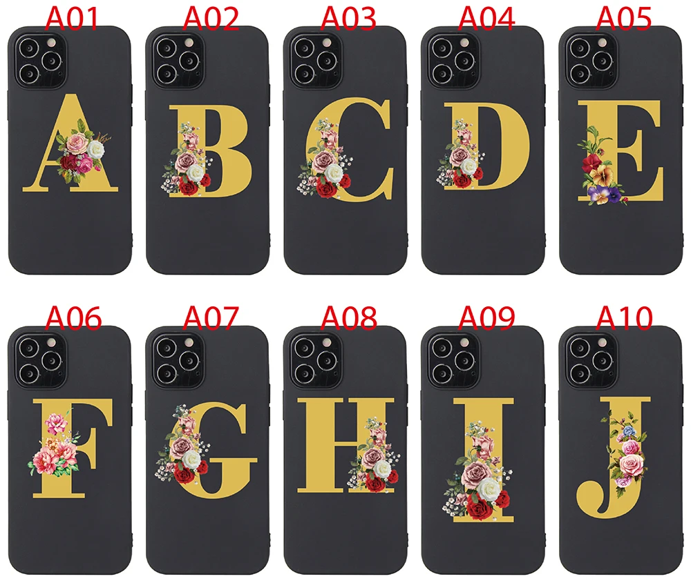 Soft DIY capital letters Phone Case For Google Pixel 3 3XL 2 2XL XL Pixel Case Silicone Back Cover