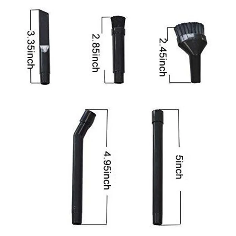 9Pcs Universal Micro Vacuum Cleaner Parts Keyboard Crevice Cleaning Tool Brush Kit Household Cleaning Parts Replacement For Home