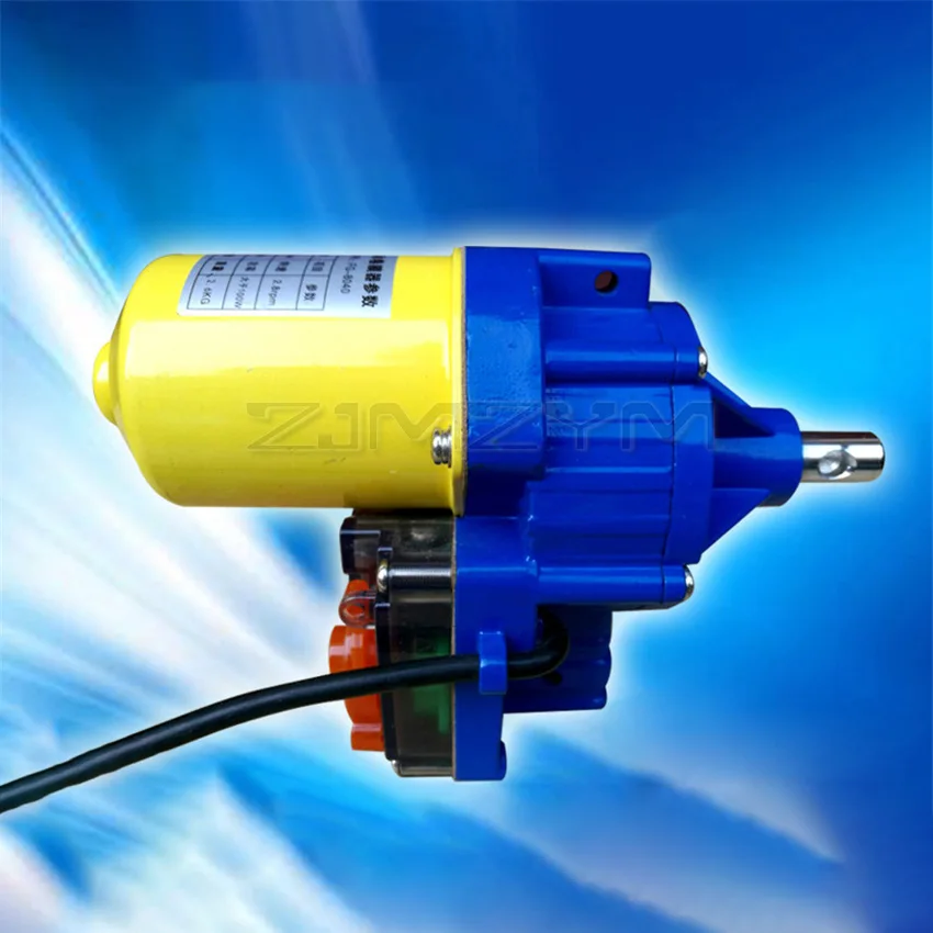 DC24V ไฟฟ้ามอเตอร์เรือนกระจกม้วนฟิล์มพลาสติกมอเตอร์ลมไฟฟ้าฟิล์มสำหรับระบายอากาศ50W/80W / 100W
