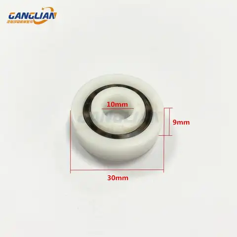 10 조각 Stahl 접는 기계 베어링 롤러 30X10X9mm