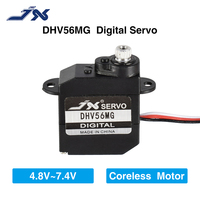 Hot Sale JX Servo DHV56MG Digital Coreless 1.2kg 0.10sec Metal Gear HV 5.6g DS Servo For RC Car Robot Airplane Aircraft Drone