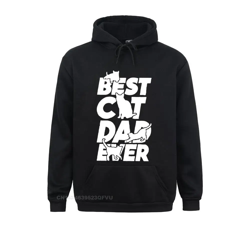 

Men Best Cat Dad Ever Harajuku Women Daddy Claw Lover Kitten Love Meow Pet Premium Cotton Fitness Pullover Hoodie Adult Hoodie