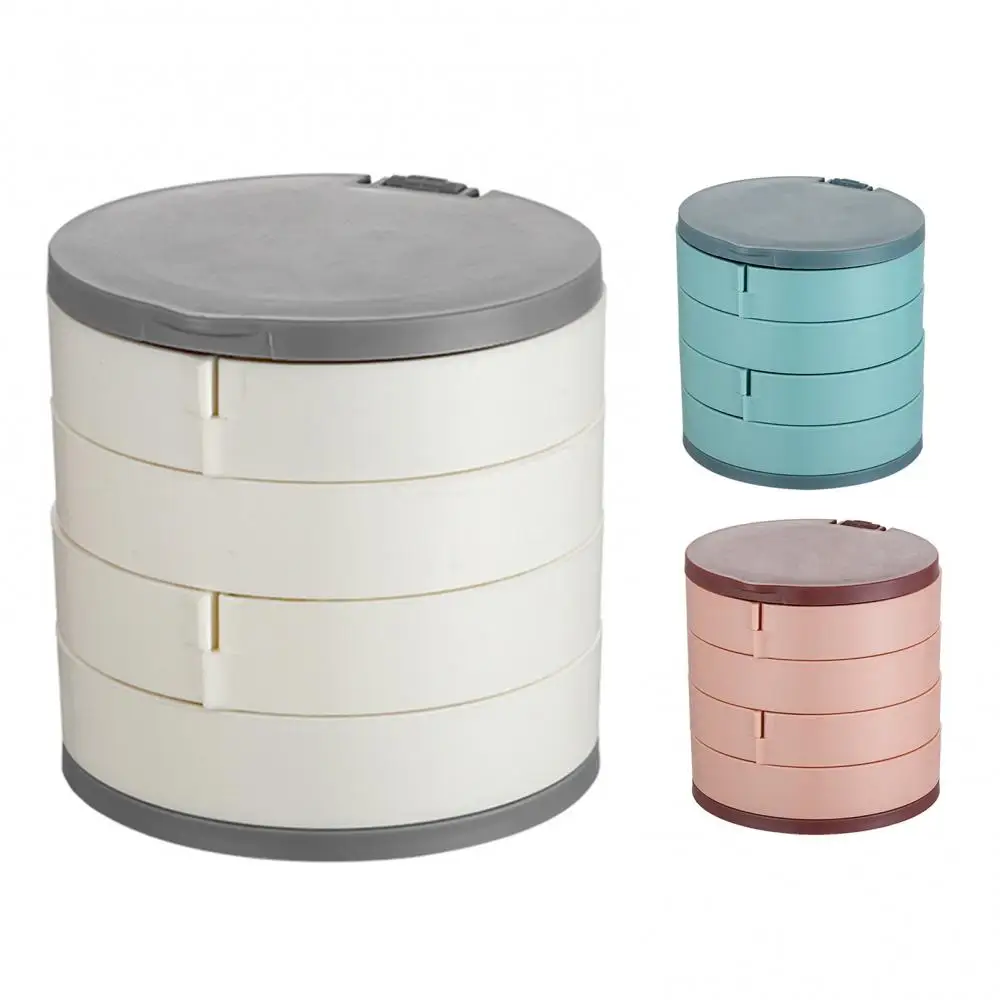 New Portable Waterproof Large Capacity Jewelry Box Princess Small Mini Earrings Holder Hand Jewelry Organizer Storage Box