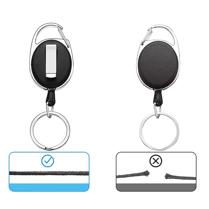 Elastic Silicone Retractable Pencil Holder, Duty Retractable Pull Pen For Woodwork, Retractable Keychain Pen Case