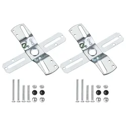 2pcs Light Crossbar Kit 4Inch Cross-Shaped Mounting Bracket Universal Lighting Fixture with Screws and Nuts for Chandelier Light