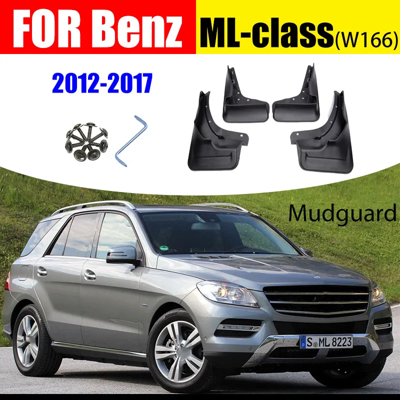 Guardabarros para coche, accesorios para Benz M class ML W166 ML300 ML350 ML320 ML400