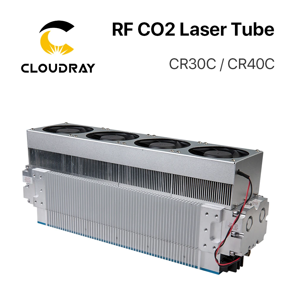 Cloudray 30W 40W CRD CO2 Laser Tube CR30C / CR40C RF Laser Tube for CO2 Laser Engraving Marking Machine