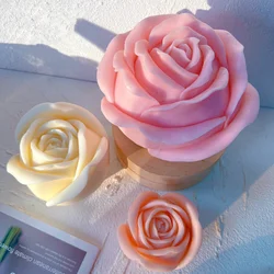 Big Size Rose Shaped Candle Mold Valentine's Day Gift idea Flower Rose Ball Silicone Mold Home Decor Anniversary Gift