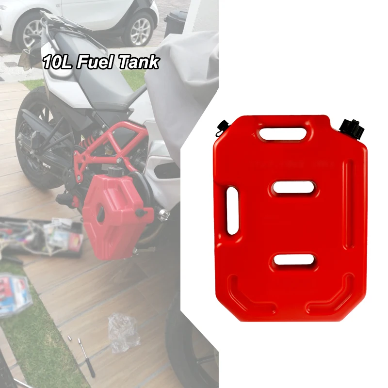 

10L Red Black Green Fuel Barrels Gas Spare Container Anti-static For Jerry Can FOR Polaris Fuel Gasoline Diesel Tank