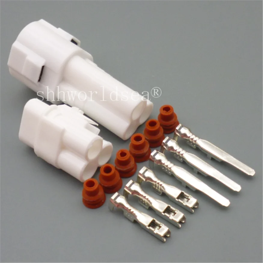 10/50/100 3 Pin/way 2.0mm Auto Male connector Auto wiring harness plug Car Waterproof electrical connector 6187-3231 6180-3241